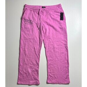 Ed Hardy Don Ed Hardy Designs Sweatpants Bubble Gum Pink XL EHW8200-33